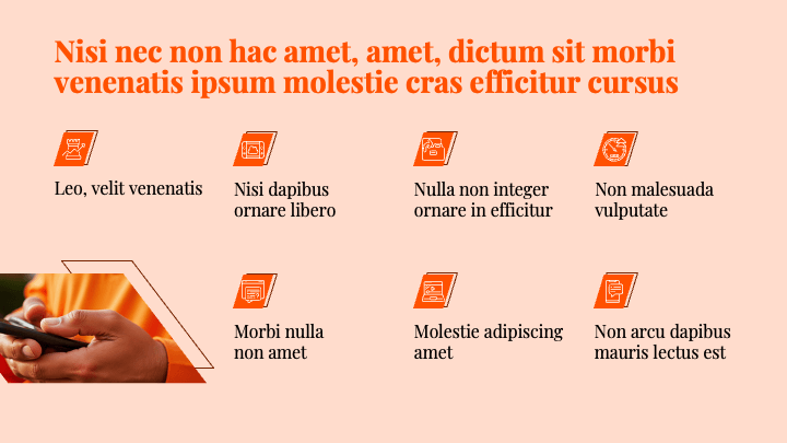 Parallex Orange Dynamic slide 8
